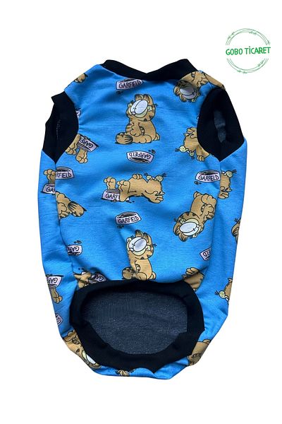 Goboticaret Garfield Taslan Dog Suit Dress Blue in Box