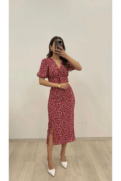 Lotus Crop - Skirt Double Set