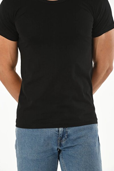 Mfö Life İç Giyim 5 Pieces Combed Cotton Men's Crew Neck Short Sleeve Undershirt (T-Shirt)1. Quality 100% Cotton