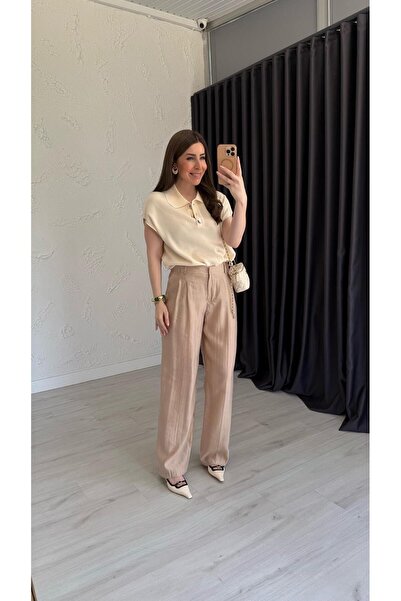 elif teke Tenssl Pants Beige