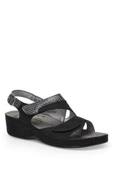 Polaris 5 Nokta 103806.Z2Fx Black Women's Comfort Sandals