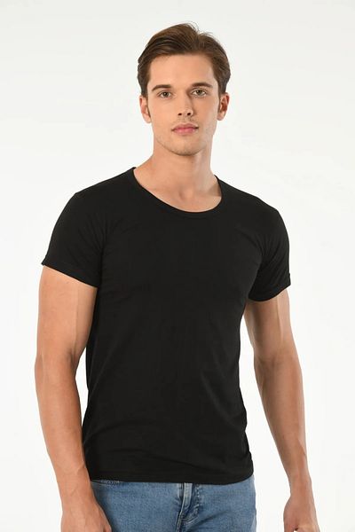 Mfö Life İç Giyim 5 Pieces Combed Cotton Men's Crew Neck Short Sleeve Undershirt (T-Shirt)1. Quality 100% Cotton