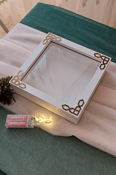 Verda Çerçeve إطار ذاكرة LED مقاس 20 × 20 × 5 سم! إطار ذاكرة زهرة الموضة الجد...