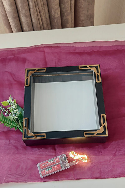 Verda Çerçeve إطار ذاكرة LED مقاس 20 × 20 × 5 سم! إطار ذاكرة زهرة الموضة الجد...