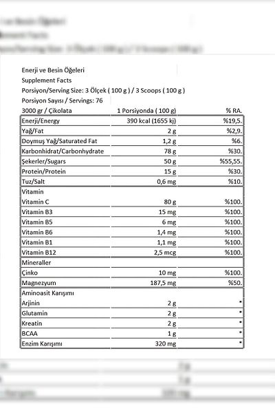 Conlast XXL Mass Gainer Plus Vitamax