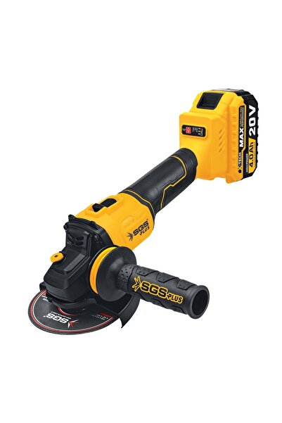 İBTAŞ Sgs5510 Profesyonel 115mm Akülü Avuç Taşlama Makinası Kömürsüz Motor 20...