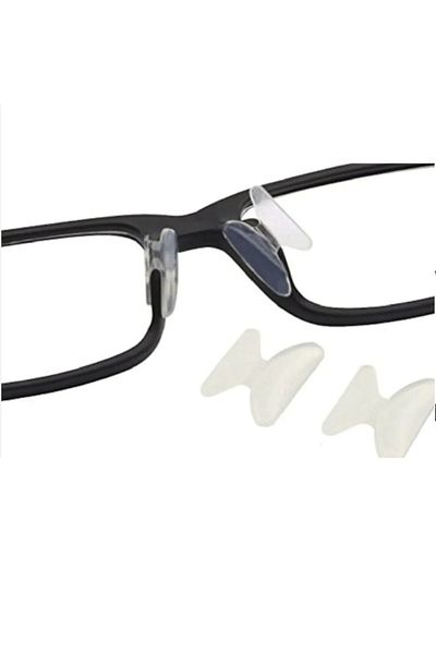 Market66 1 Pair Anti-Slip Silicone Nose Pad Glasses Nose Pads Transparent