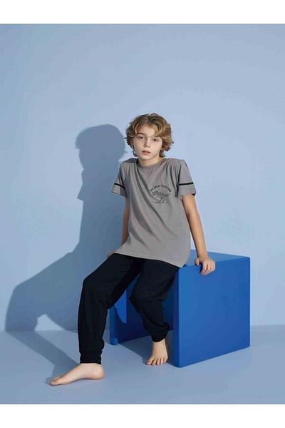KIPIRIK BABY Σετ πιτζάμες με σχέδιο δεινοσαύρων για αγόρι