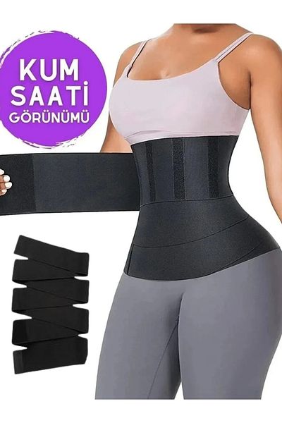 EZOSHOP Wrap-Around Waist Slimming Hourglass Corset |   Waist Trainer Thermal Firming Belt