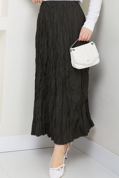 Pamuk Butik Γυναικεία ελαστική φούστα με ρυτίδες