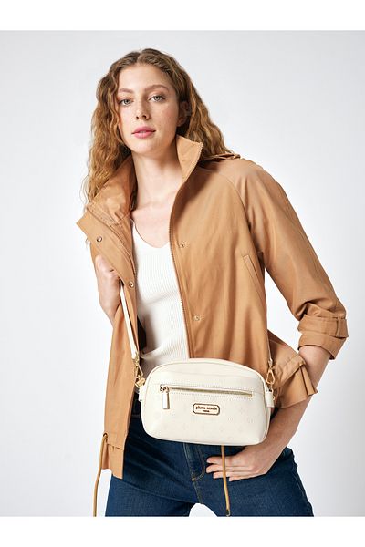 Pierre Cardin Pi̇erre Cardi̇n Crossbody Bag 05Pc25Y900-P Vanilla