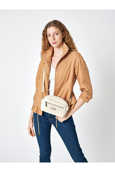 Pierre Cardin Pi̇erre Cardi̇n Crossbody Bag 05Pc25Y900-P Vanilla