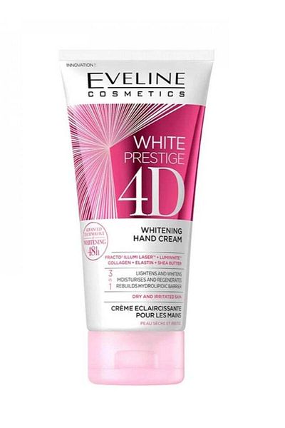 Eveline Cosmetics كريم تبييض اليدين وايت بريستيج 4D 3 في 1 - 100 مل