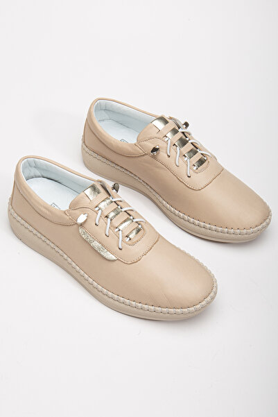 By Yağlıoğlu 00145400   Genuine Leather Full Orthopedic Extra Soft Casual Shoes