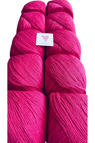 Makromİps Πολυτελές Amigurumi Punch Νήμα Baby Soft Cotton Πλέξιμο - 10 ΤΕΜ (50grx10) Νήμα Hobby