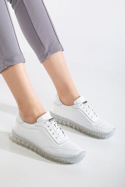 By Yağlıoğlu 00145300   Genuine Leather Full Orthopedic Soft Casual Shoes