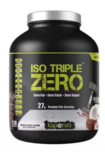 Laperva Iso Triple Zero Next Generation Whey Protein, Chocolate with Coconut, 30 Servings - 907 gm