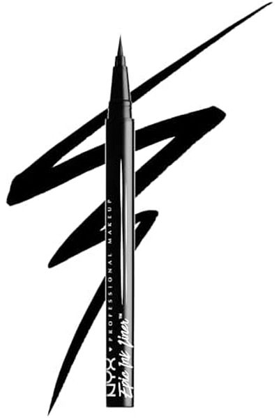 NYX Professional Makeup Epic Ink Liquid Eyeliner, Long-Lasting, Waterproof, 01 Black