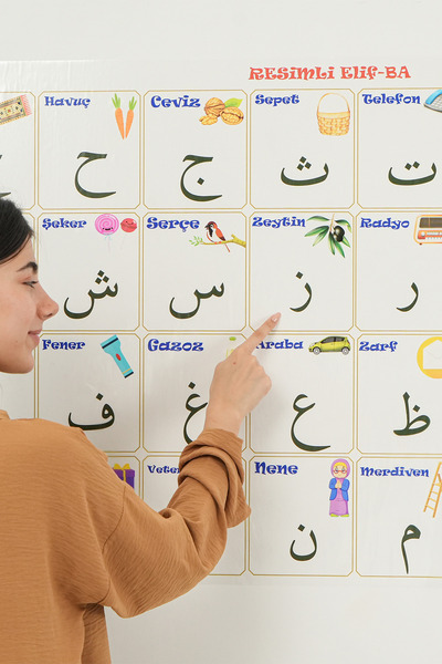 TutturX Elif Ba Yazı Tahtası 100x150cm