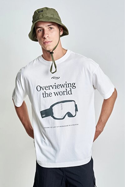 LOU MODA Men's Short Sleeve Printed T-Shirt Cotton Fabric Oversize