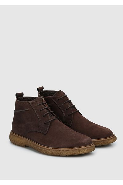 Provoq Brown Leather Men's Boots