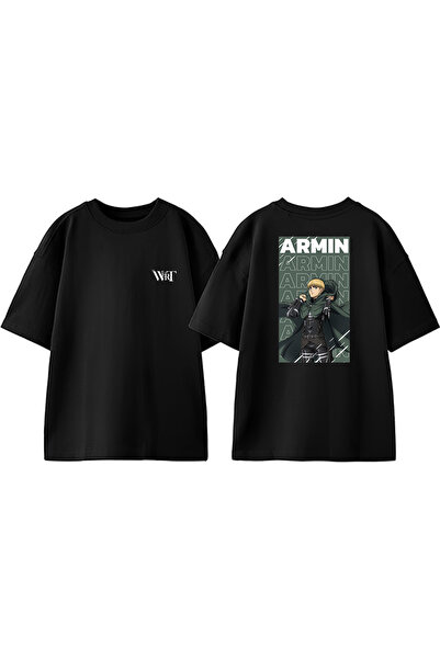 THEWERT Attack On Titan Armin Design Rukotvorska Torba Štampano Pamuk Crna Ov...
