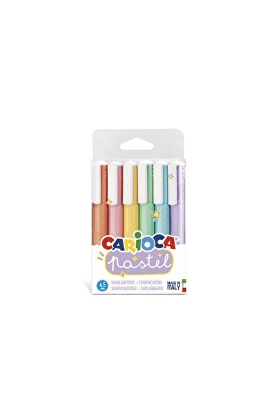 CARIOCA Pastel Colors Marker Pen Set of 6