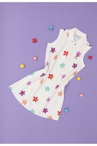 U.S. Polo Assn. Girl's Polo Neck Sleeveless Knitted Dress 50283280
