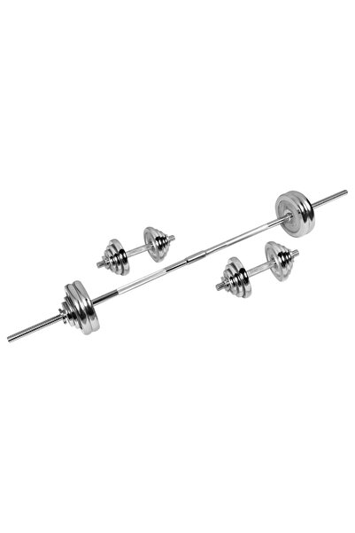 alpin fit Alpin DB-50 Metal Dambıl Seti Krom Kaplama