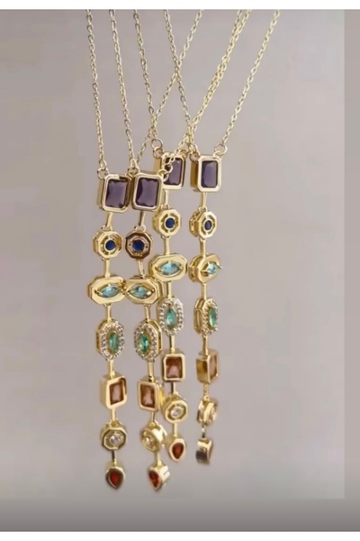 DESİGN اكسسوارات الأخوات Y نموذج القلادة