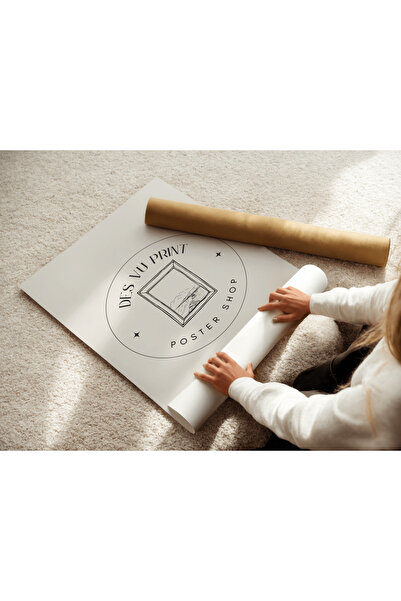 DES VU PRINT Stop Overthinking, Pinterest Temalı Çerçevesiz Poster