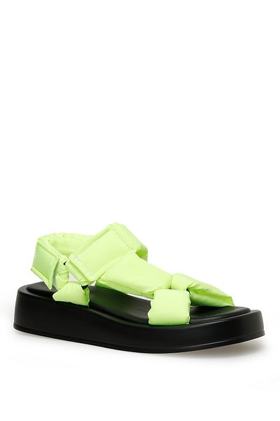 İnci İncı Elwıs 3Fx Green Women's Thick Sole Sandals