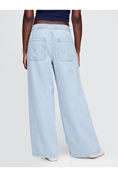 GAP Kadın Çok Renkli Mid Rise Easy Baggy Jean Pantolon