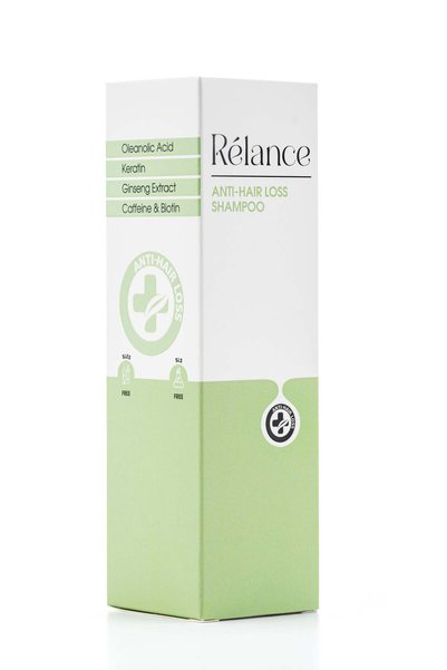 Relance Anti-Hair Loss Shampoo Sulfate-Free Shampoo Anti-Hair Loss Keratin Oleanolic Acid Ginseng
