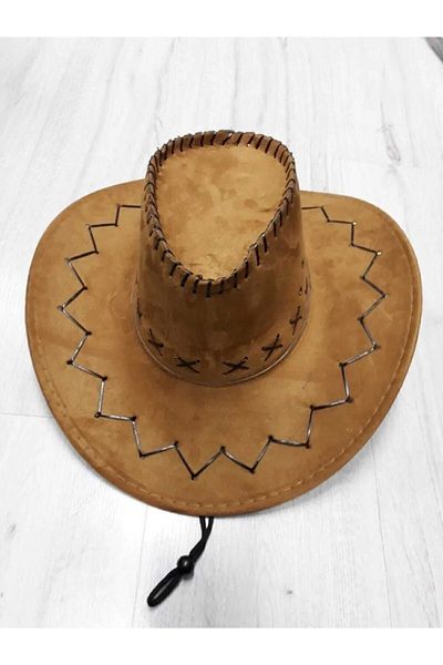 Hipatya Lace-Up Adult Suede Cowboy Hat