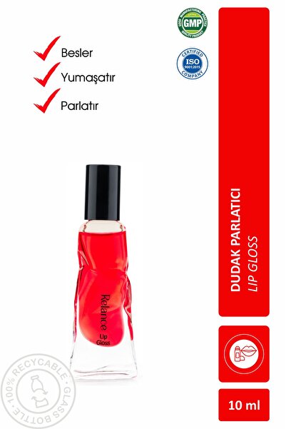 Relance Lip Gloss, Dudak Bakımı, Parlatıcı Ve Koruyucu Dudak Parlatıcısı 10 ml