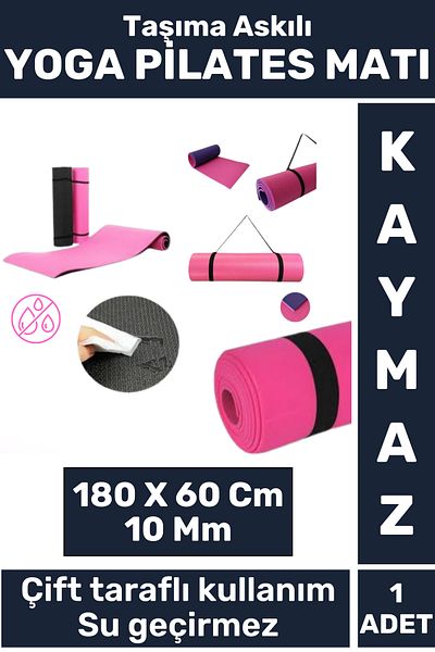 Zenara Special Production Compact Carry Strap Double Sided Waterproof Camping Sleeping Mattresses Yoga Pilates Mat 10 mm