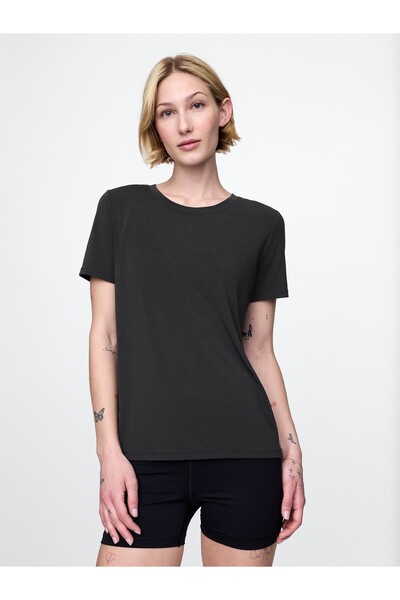 GAP Kadın Siyah GapFit Breathe T-Shirt