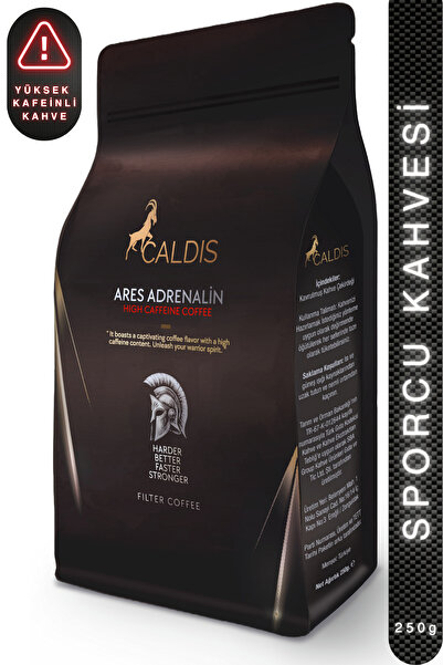 Caldis ® Ares Adrenalin™ 250 gr Yüksek Kafeinli Pre-Workout Sporcu Kahvesi