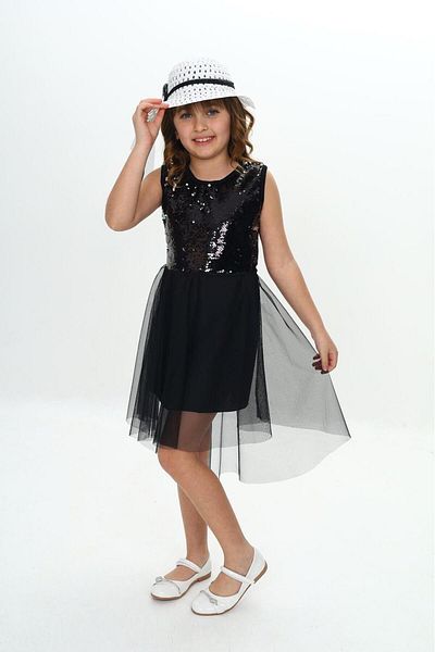 LUNA FSH Rotating Sequin Hat Girl's Dress