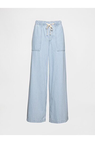 GAP Kadın Çok Renkli Mid Rise Easy Baggy Jean Pantolon