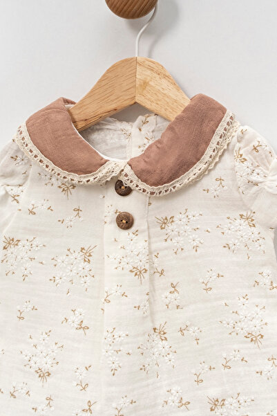 NORAMİNİMA Floral Print Blouse and Shorts Set