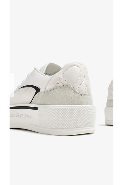 ALEXANDER MCQUEEN Skate Deck Plimsoll Leather Sneaker