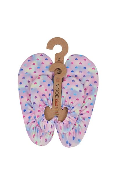 MOOD Club Colorful Hearts Sea Shoes and Multi-Purpose Anti-Slip Pool Booties