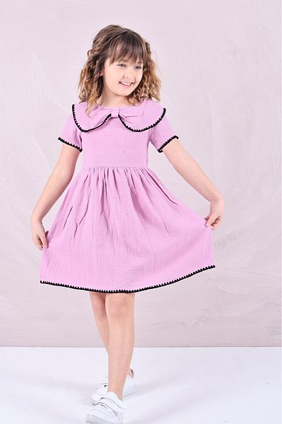LUNA FSH Coban Girls' Dress with Zipper