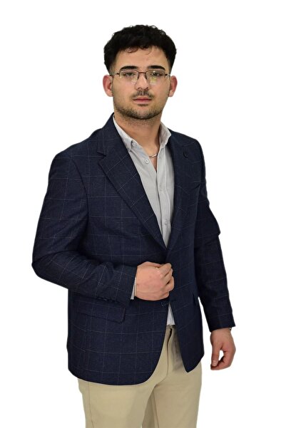 Suitmen Чоловічий картатий спортивний піджак 4 Drop BGL-ST04476
