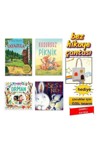 TÜRKİYE İŞ BANKASI KÜLTÜR YAYINLARI En Çok Tercih Edilen 4'lü Resimli Hikayel...