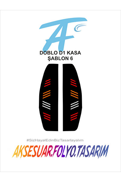 aksesuar folyo tasarım فيات دوبلو D1 إيقاف احباط