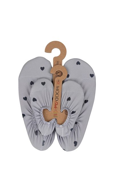 MOOD Club Black Heart Sea Shoes and Multi-Purpose Anti-Slip Pool Booties