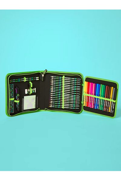 SMIGGLE -Minecraft Full Zip It 43 Pieces